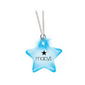Star Frosted Glow Pendant w/ Blue LED